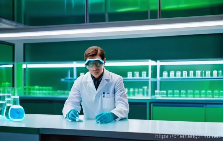 촉매설계 및 반응공학 - **Prompt 1: The Dawn of Green Energy with Advanced Catalysts**
A vibrant, futuristic laboratory ...